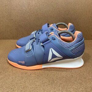 Reebok Womens Legacy Lifter Weightlifting Shoes Size 10 Purple & Orange Training